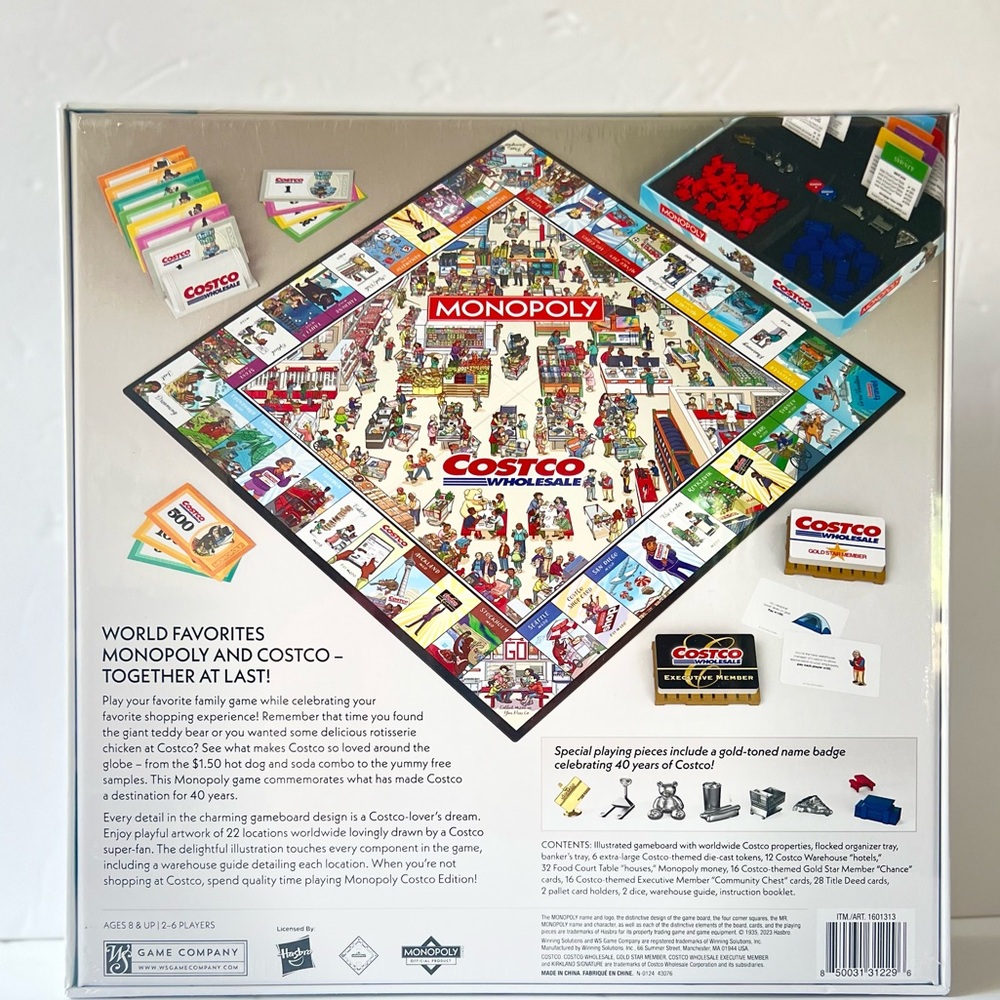 NEW SEALED COSTCO MONOPOLY GAME LIMITED EDITION 2023